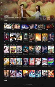 苹果cmsV10暗黑大气MT主题模板源码-只有PC版本-刘毅资源网