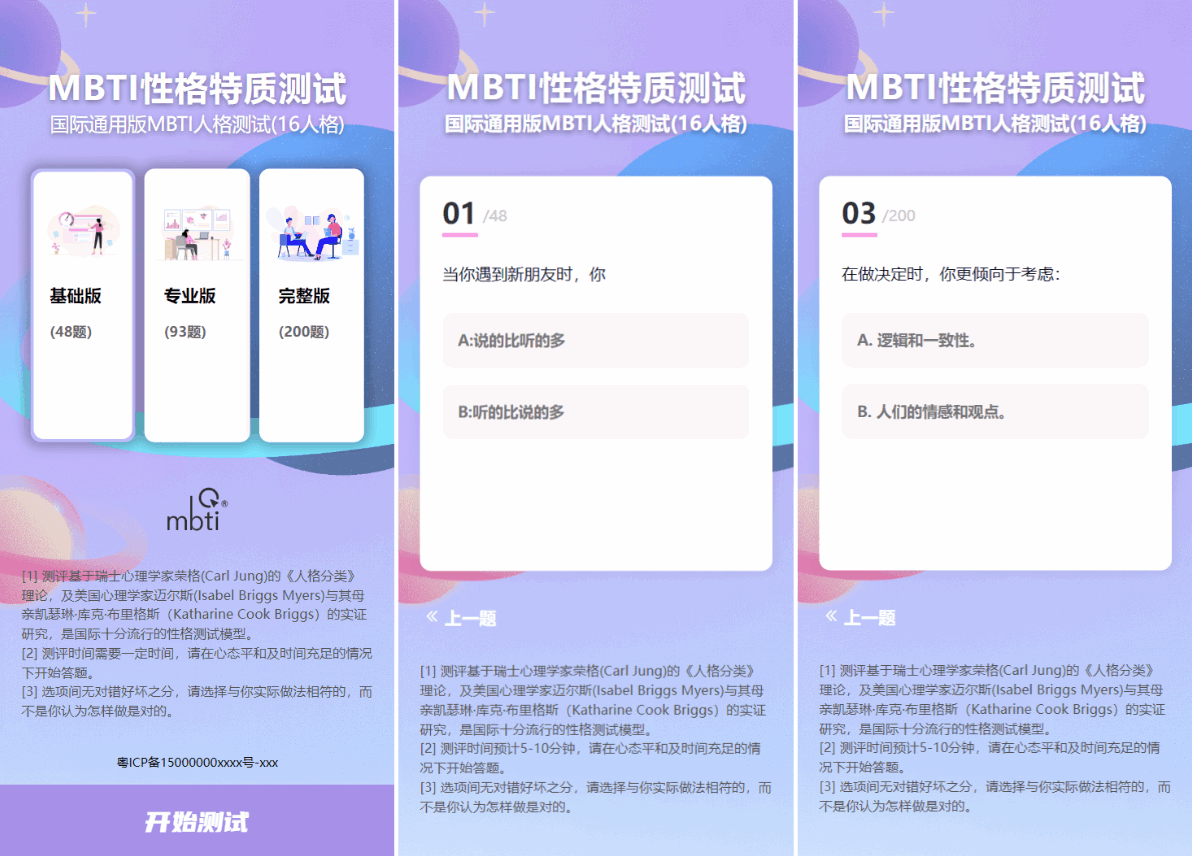 亲测可用！MBTI 十六型人格职业性格测试源码完整版揭秘