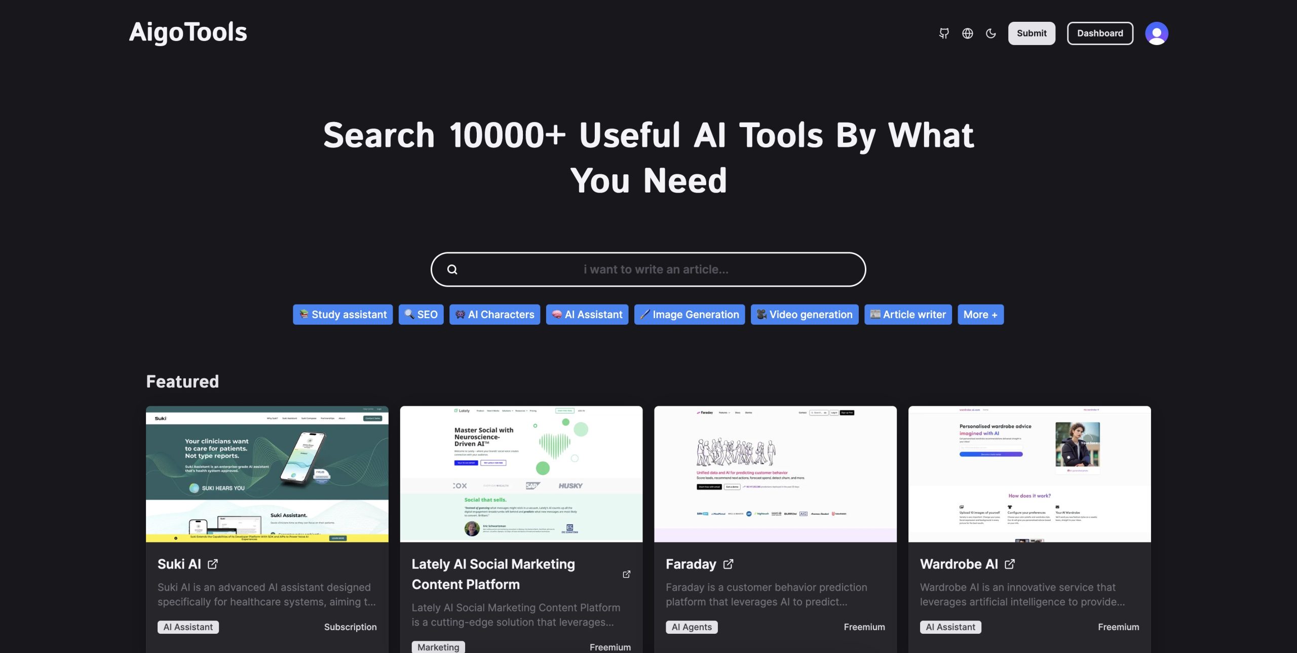 图片[3]-全开源且免费的 AI 网址导航网站源码：AigoTools 惊艳登场